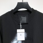 Givenchy 4g T-Shirt With Tag Effect Moon Print Black