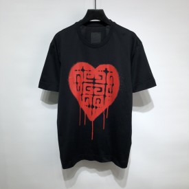 Givenchy Slim fit t-shirt in jersey with tag effect print Black