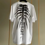 Givenchy Oversized T shirt with Tag Effect Prints White