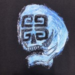 Givenchy T-shirt in jersey with 4G skull print Black