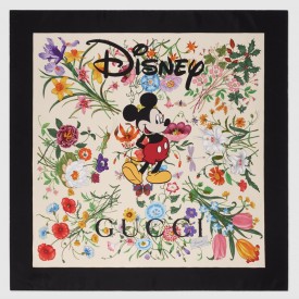 Replica Disney x Gucci silk scarf