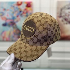 Gucci GG canvas baseball hat ‎Brown