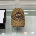 Gucci GG canvas baseball hat ‎Brown