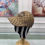 Gucci GG canvas baseball hat ‎Brown