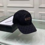 Gucci GG canvas baseball hat ‎Black