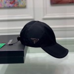 Prada Re-Nylon Baseball Cap Black