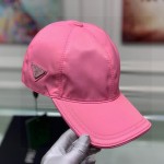 Prada Re-Nylon Baseball Cap Pink