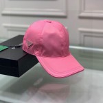 Prada Re-Nylon Baseball Cap Pink