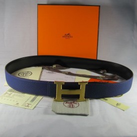 Replica Hermes Reversible Togo Leather Belt 