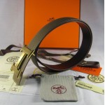 Hermes Reversible Togo Leather 38MM Belt Grey