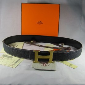 Replica Hermes Reversible Togo Leather Belt 