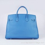 Hermes Birkin 35cm Togo Leather Blue Jean