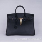 Hermes Birkin 35cm Togo Leather Black