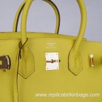 Hermes Birkin 35cm Togo Leather Lemon