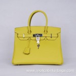 Hermes Birkin 35cm Togo Leather Lemon