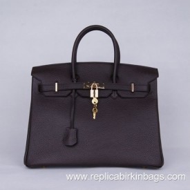 Hermes Birkin 35cm Togo Leather Chocolate