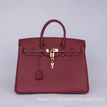 Hermes Birkin 35cm Togo Leather Burgundy