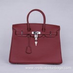 Hermes Birkin 35cm Togo Leather Burgundy