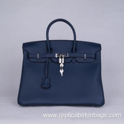 Hermes Birkin 35cm Togo Leather Navy