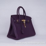 Hermes Birkin 35cm Togo Leather Purple