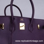 Hermes Birkin 35cm Togo Leather Purple