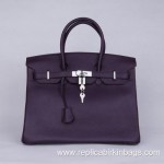 Hermes Birkin 35cm Togo Leather Purple