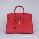 Hermes Birkin 35cm Togo Leather Red