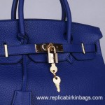 Hermes Birkin 35cm Togo Leather Electric Blue