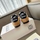 Replica Loewe Ballet Runner 2.0 in nylon and calfskin black/beige