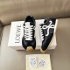 Replica Loewe Ballet Runner 2.0 in nylon and calfskin black/white