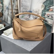 Replica Loewe Puzzle bag in soft grained calfskin tan