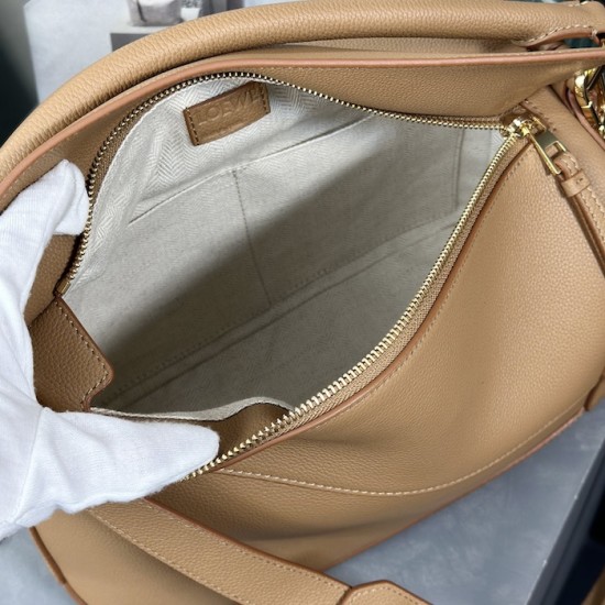 Replica Loewe Puzzle bag in soft grained calfskin tan