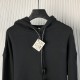 Replica Loewe Relaxed fit hoodie in black cotton