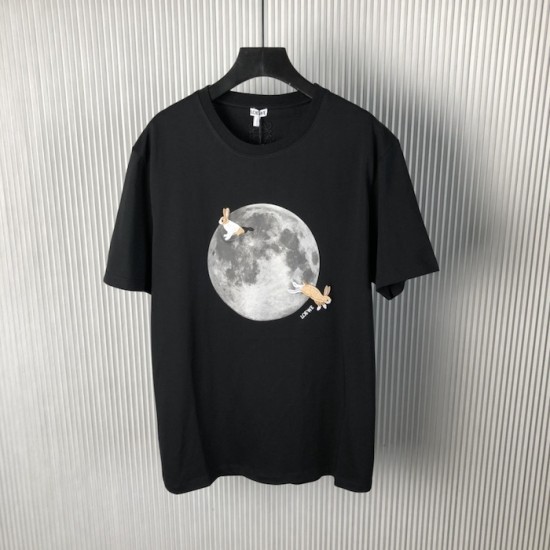 Replica Loewe Relaxed fit T-shirt in cotton Black