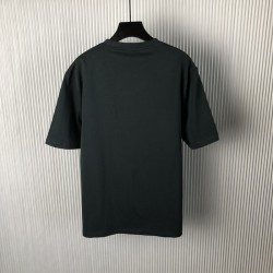 Replica Loewe Relaxed fit T-shirt in cotton Dark Green