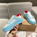 Christian Louboutin Astroloubi Blue Calf Leather Sneaker