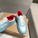 Christian Louboutin Astroloubi Blue Calf Leather Sneaker