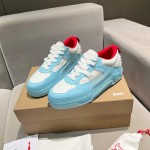 Christian Louboutin Astroloubi Blue Calf Leather Sneaker