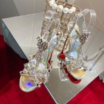 TOP QUALITY Christian Louboutin Goldora Sandal 100MM Gold