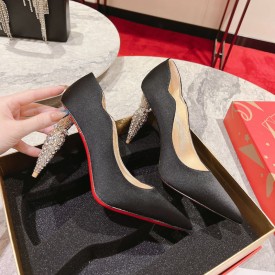 Christian Louboutin Lipstrass Pump 100 mm Black