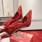 Christian Louboutin Lipstrass Pump 100 mm Red