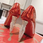 Christian Louboutin Lipstrass Pump 100 mm Red