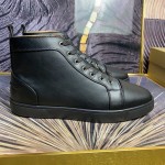 Christian Louboutin Louis Sneakers Calf Leather Black