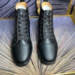 Christian Louboutin Louis Sneakers Calf Leather Black