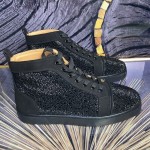 Christian Louboutin Louis Strass Sneakers Black