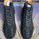 Christian Louboutin Louis Strass Sneakers Black