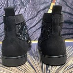 Christian Louboutin Louis Strass Sneakers Black