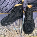 Christian Louboutin Louis Strass Sneakers Black