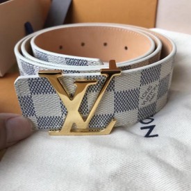 Replica LV Damier Azur Initiales Belt