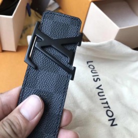 LV Damier Graphite Initiales Belt M9808